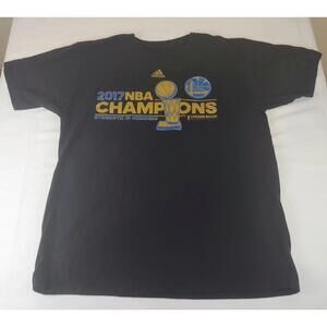 Golden State Warriors 2017 Nba Champions Locker Room Mens T-Shirt Lg